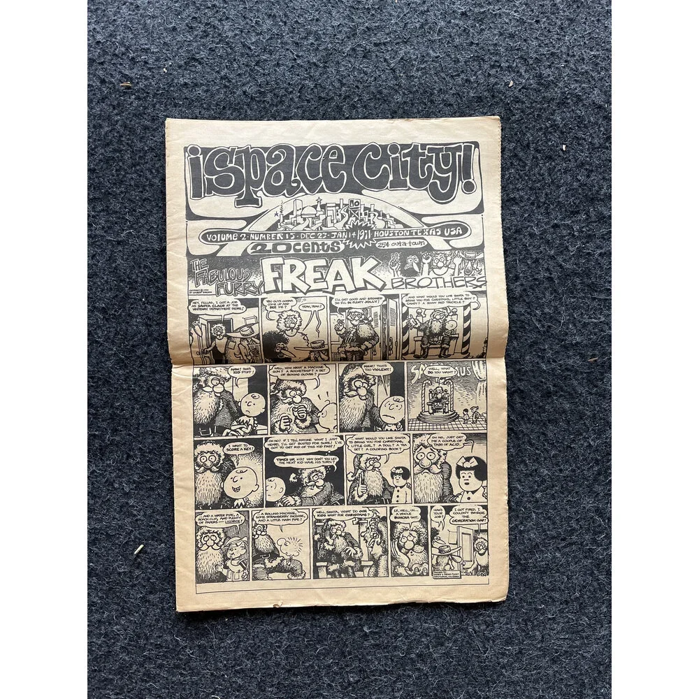1970s High Times Underground Newspaper, Black Panther Party, Vintage Antique Co
